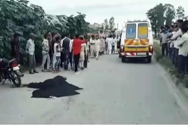 हादसा: ट्रक की चपेट में आकर बाइक सवार की दर्दनाक मौत