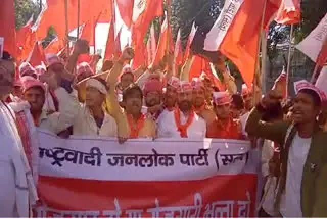 राजपा के सचिवालय कूच के दौरान बरसे पुलिस ने लट्ठ,कई घायल