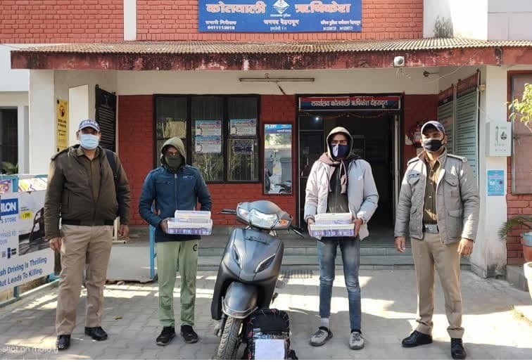 290 नशीले इंजेक्शन के साथ दो नशा तस्कर गिरफ्तार