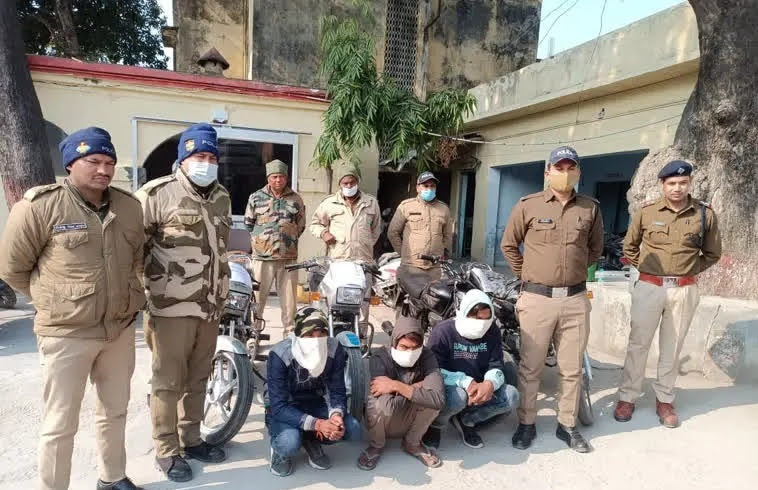 शिकंजा: वाहन चोर गिरोह के तीन सदस्य चढ़े पुलिस के हत्थे