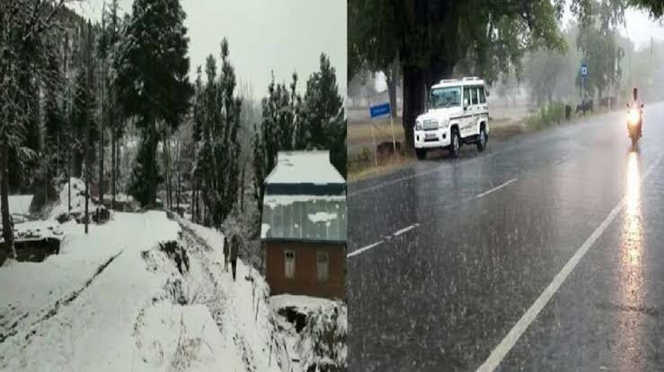 पूर्वानुमान: अगले 24 घंटो में भारी बारिश का अलर्ट, ऊंचाई वाले इलाकों में बर्फबारी के आसार