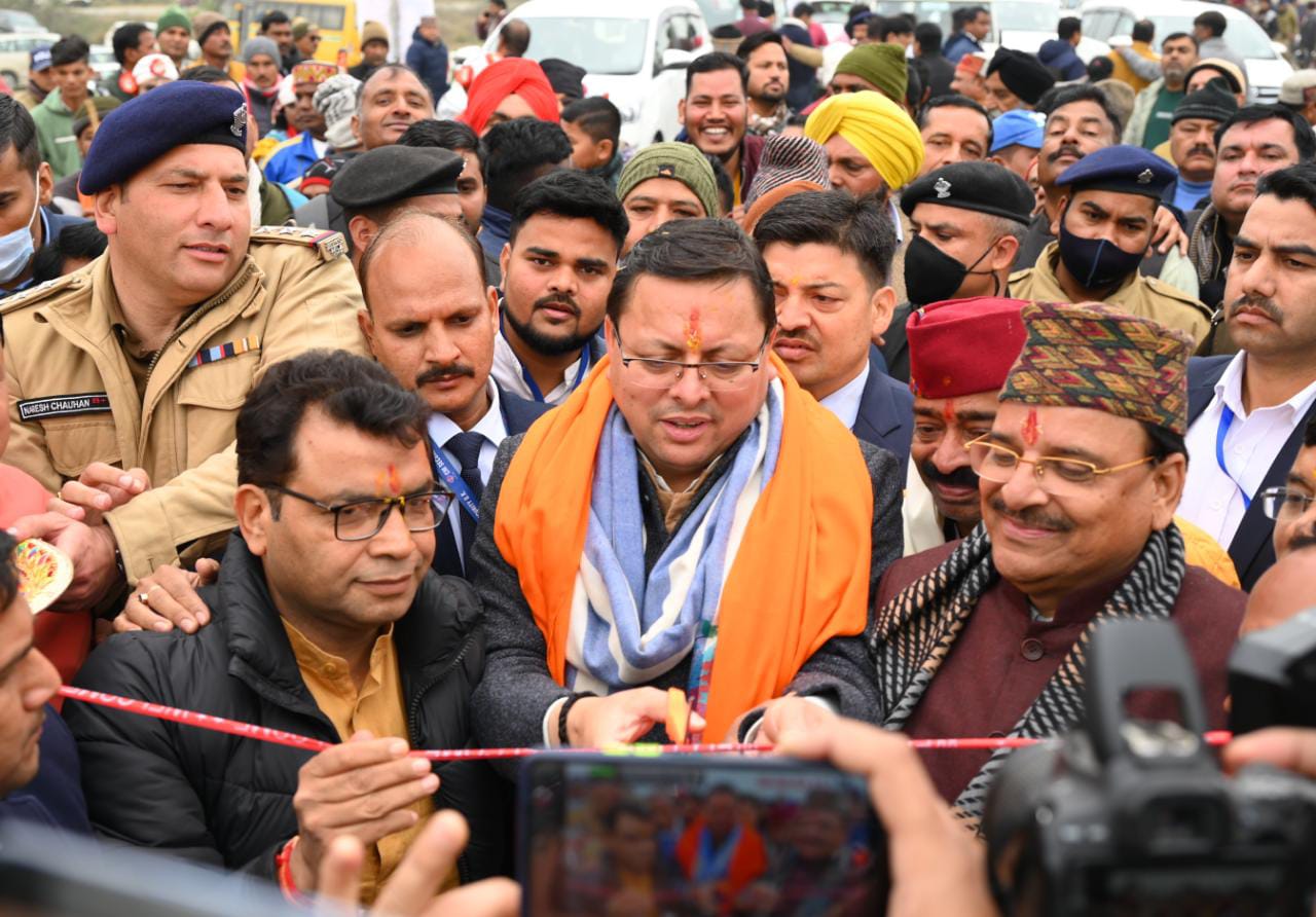 राज-काज:  सीएम पुष्कर सिंह धामी ने किया 306 करोड़ रुपए की 26 योजनाओं का लोकार्पण