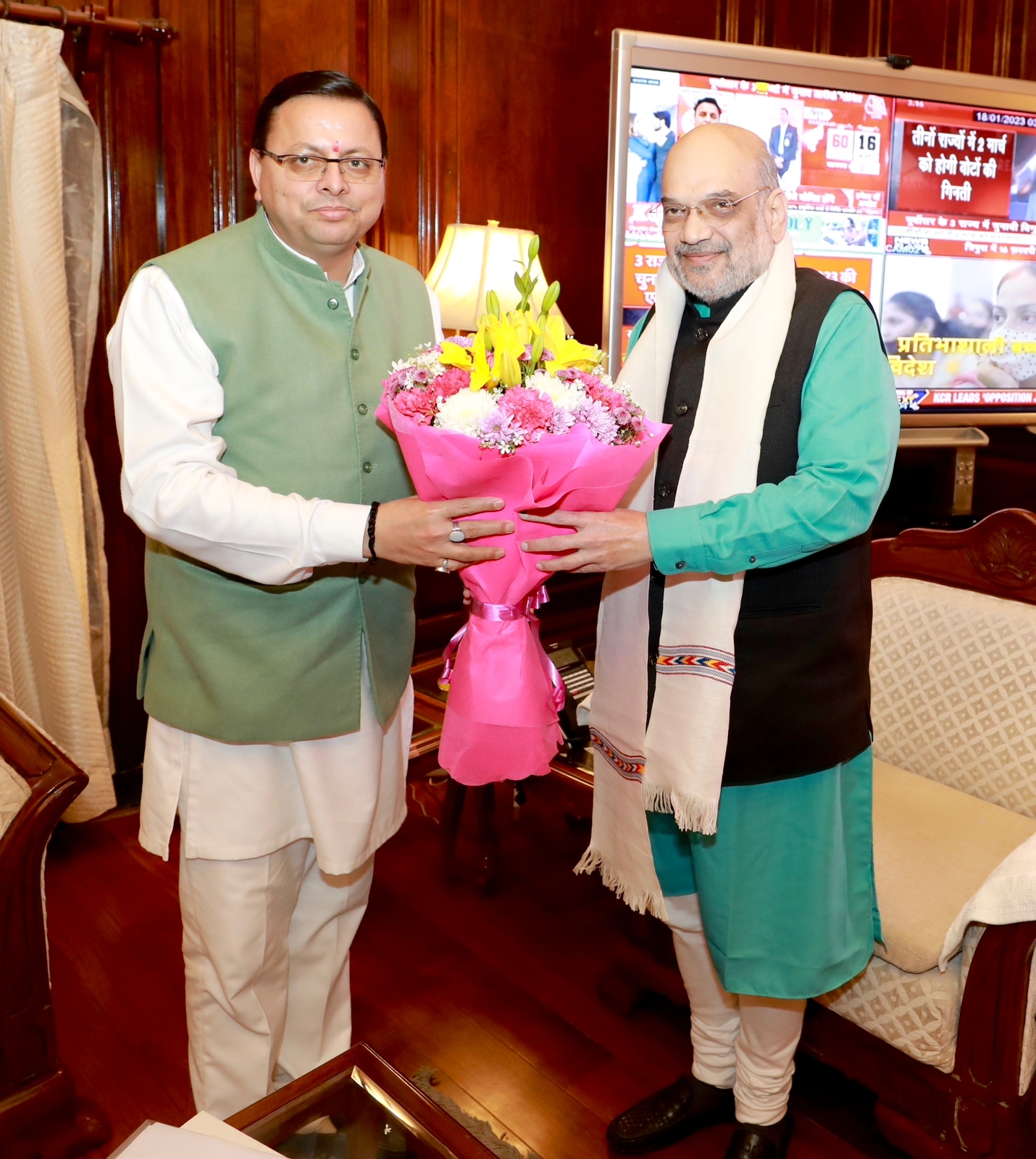राज-काज: सीएम पुष्कर सिंह धामी ने केंद्रीय गृहमंत्री अमित शाह को बताए जोशीमठ के हालात, केंद्रीय मदद का किया अनुरोध