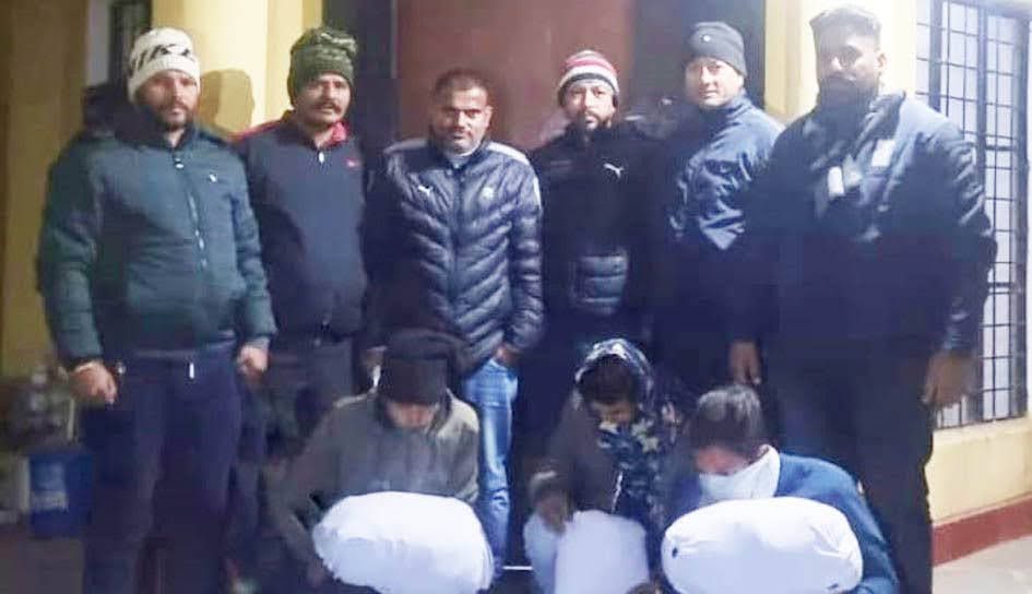 शिकंजा: एसटीएफ ने चमोली जनपद से दबोचे तीन अंतरराज्यीय नशा तस्कर, तलाशी में 19 किलो चरस बरामद