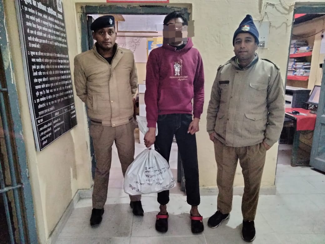 शिकंजा: अवैध देशी शराब के साथ एक तस्कर गिरफ्तार