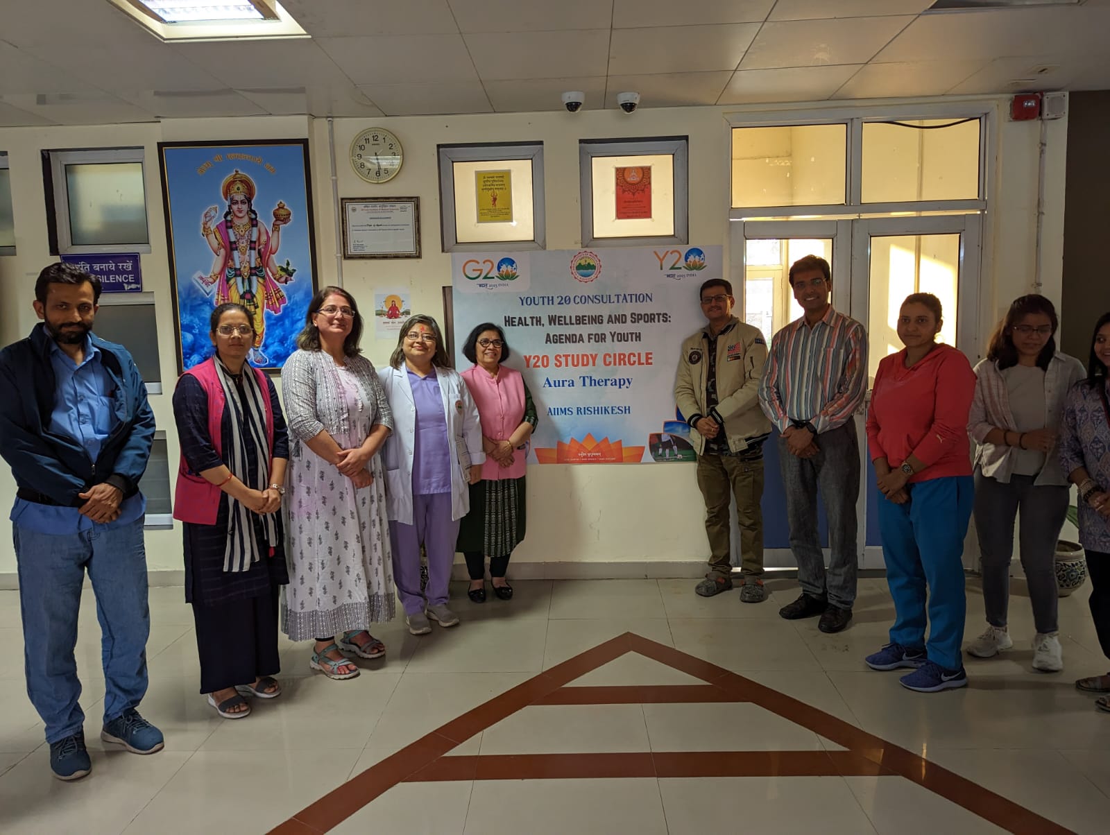 एम्स: आयुष विभाग में औरा और रंग चिकित्सा विषय पर कार्यक्रम आयोजित