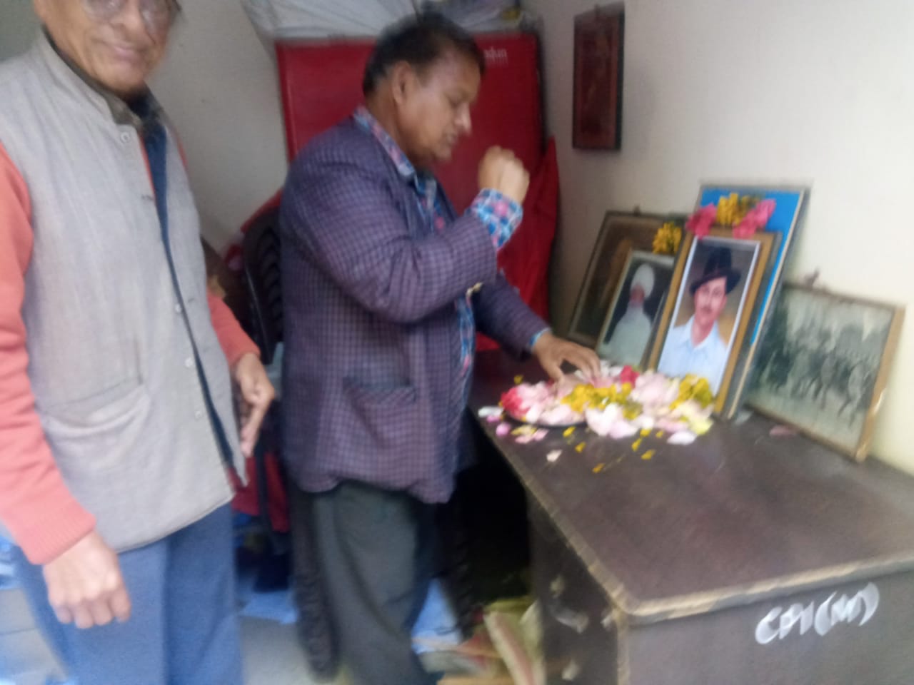 सीपीएम: शहीद-ए-आज़म भगतसिंह,राजगुरु और सुखदेव को दी श्रद्धांजलि, कामरेड सुरजीत की जयंती पर किया स्मरण