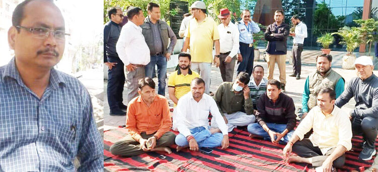 राज्य कर अधिकारी की उपचार के दौरान मौत, जमकर हंगामा