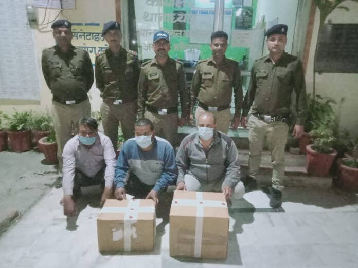 शिकंजा: नशे के अवैध कारोबार में लिप्त तीन लोग गिरफ्तार, 60 हजार टेबलेट व दो हजार इंजेक्शन बरामद