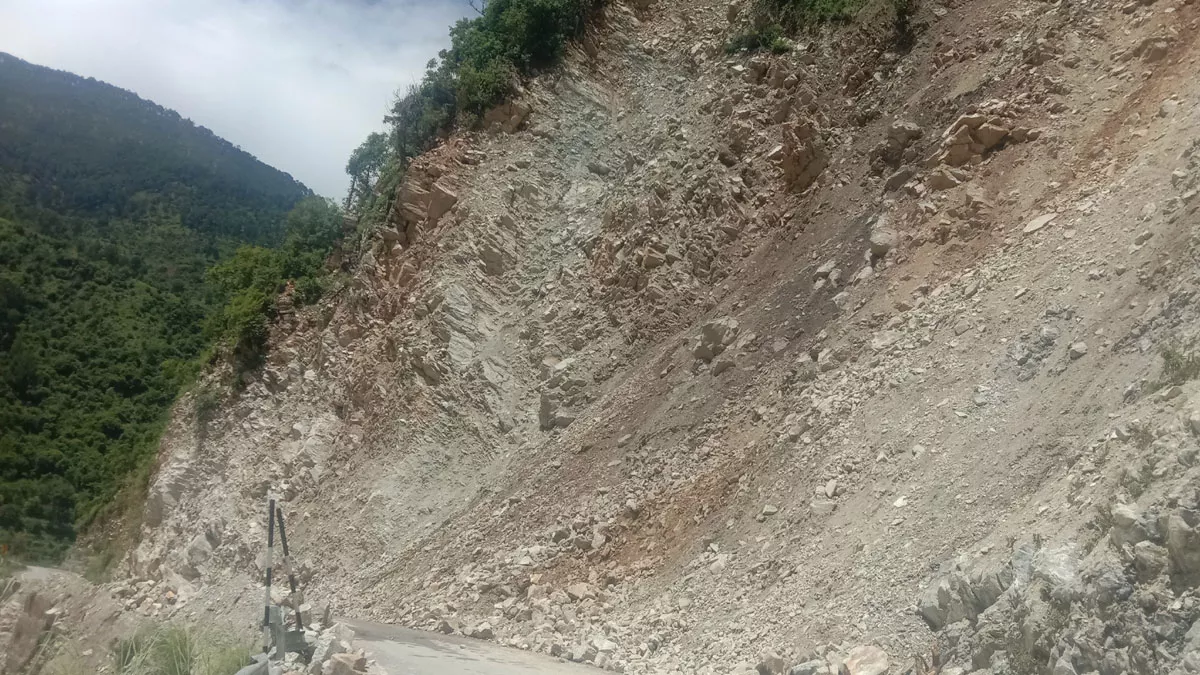केदारनाथ हाईवे पर स्लाइडिंग जोन की चुनौती बरकरार