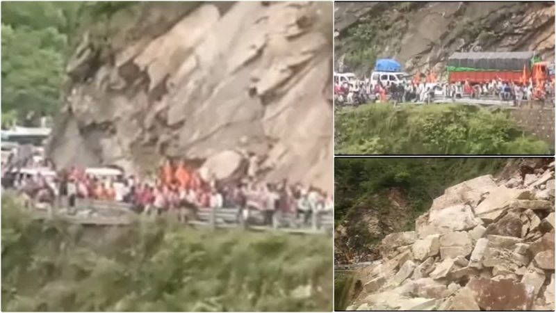 बड़ी खबर: तोताघाटी के पास बारिश के बाद पहाड़ी से गिरा बोल्डर, यातायात के लिए बंद हुआ बदरीनाथ हाईवे