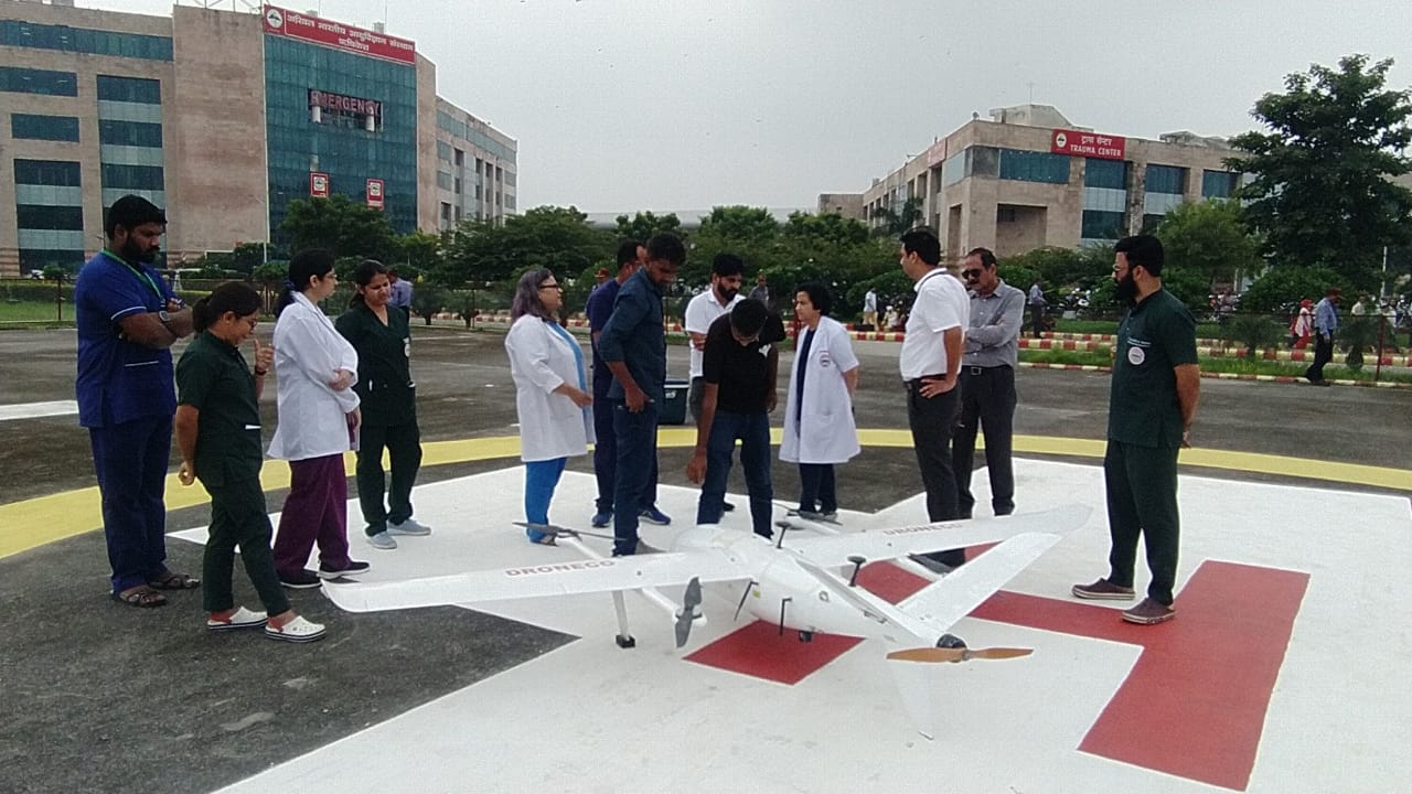 एम्स अपडेट: ड्रोन से ब्लड कम्पोनेंट भेजने के ट्रायल की नाकामी पर एम्स निदेशक ने जताया दुःख, फिर से किया जाएगा ट्रायल