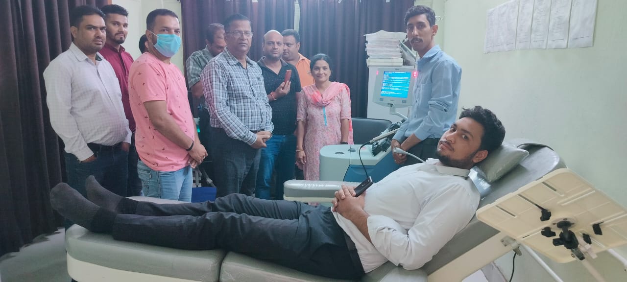 सुविधा: बेस अस्पताल में एफेरेसिस यूनिट की स्थापना, जम्बो पैक की सुविधा भी उपलब्ध
