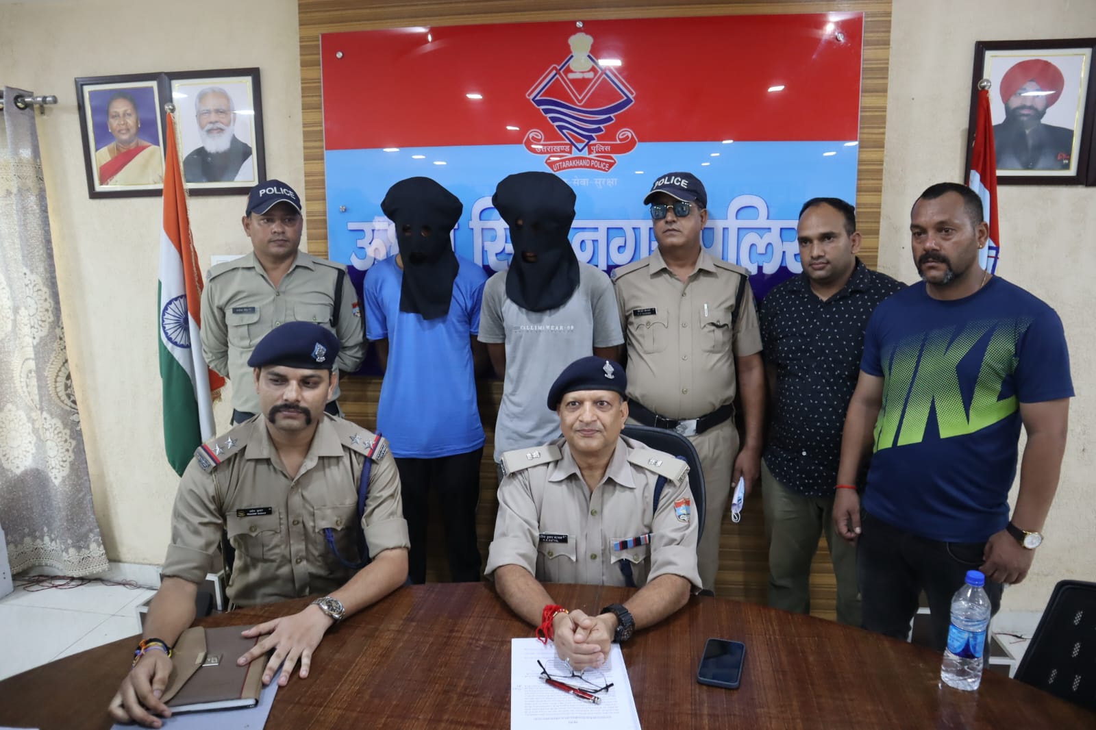 कार्रवाई: वाहन चोरी में दो नाबालिग समेत चार गिरफ्तार,दस बाइकें बरामद
