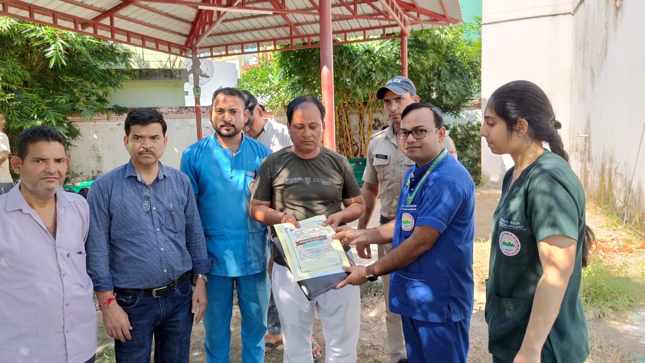 एम्स: दो और दिवंगत लोगों की मृत्यु के उपरांत परिजनों ने कराया नेत्रदान