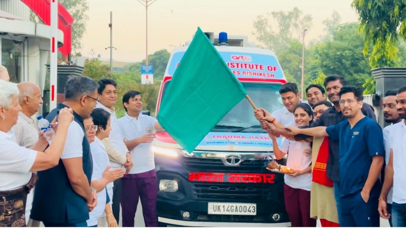 जनजागरण: बुधवार को रवाना हुआ एम्स का ’ट्रॉमा रथ’, पहले दिन केन्द्रीय विद्यालय में किया छात्रों को जागररूक