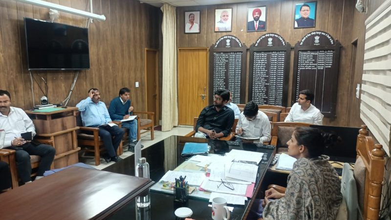 निर्देश: इन्वेस्टर समिट की तैयारियों को लेकर डीएम ने ली बैठक