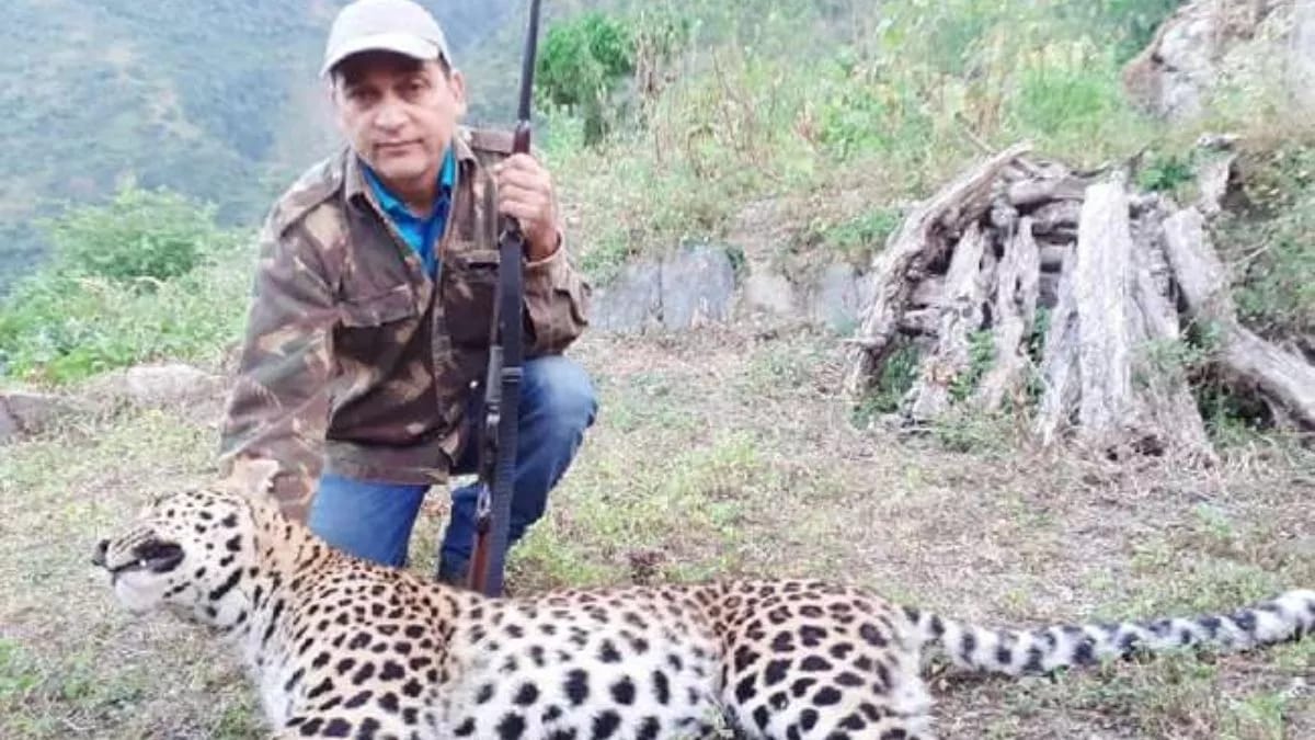 खात्मा: शिकारी की गोली से ढेर हुआ आदमखोर गुलदार