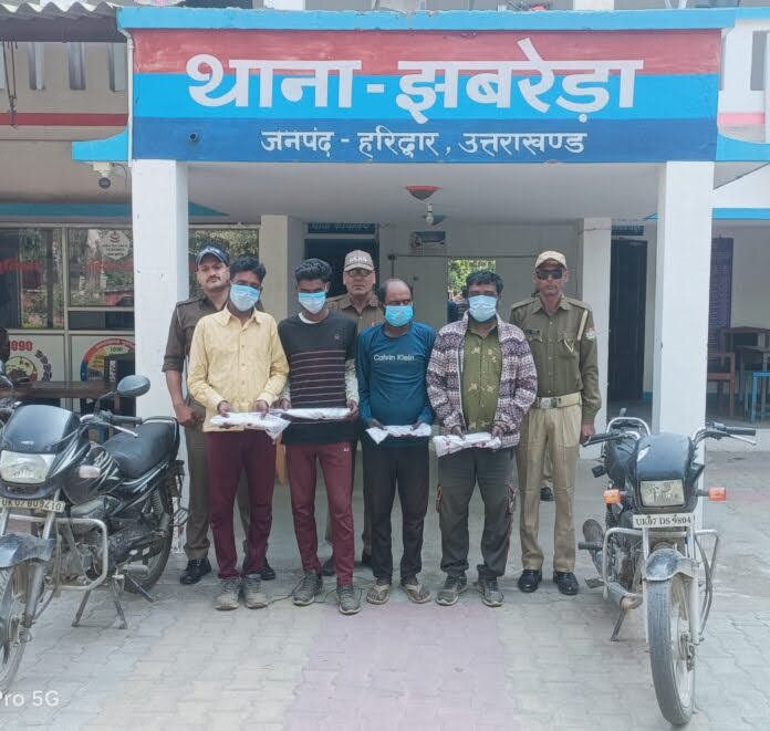 शिकंजा: चोरी की योजना बनाते सपेरा गैंग के चार सदस्य गिरफ्तार
