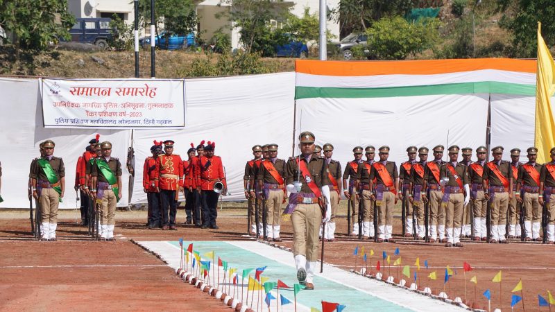 प्रशिक्षण: पीटीसी से पासआउट हुए 136 उपनिरीक्षक प्रशिक्षु