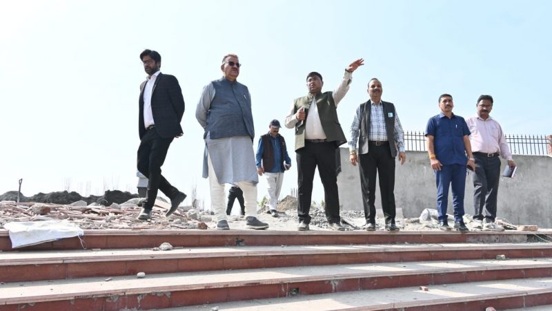 निरीक्षण: सैन्यधाम निर्माण का कार्य साठ प्रतिशत पूर्ण: जोशी