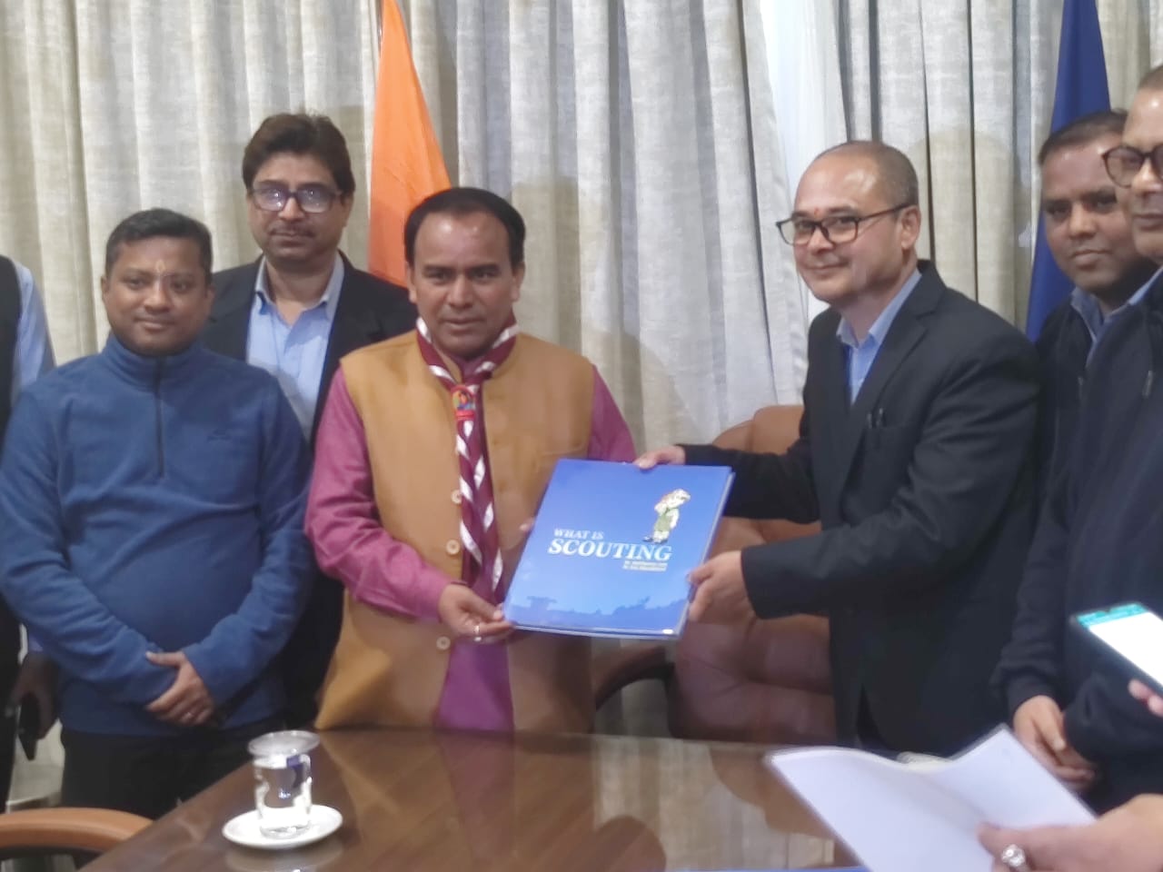 राज-काज: राष्ट्रीय मुख्यालय में स्काउट गाइड के निदेशक से मिले शिक्षा मंत्री डॉ. धन सिंह रावत, विभिन्न मुद्दों पर की चर्चा