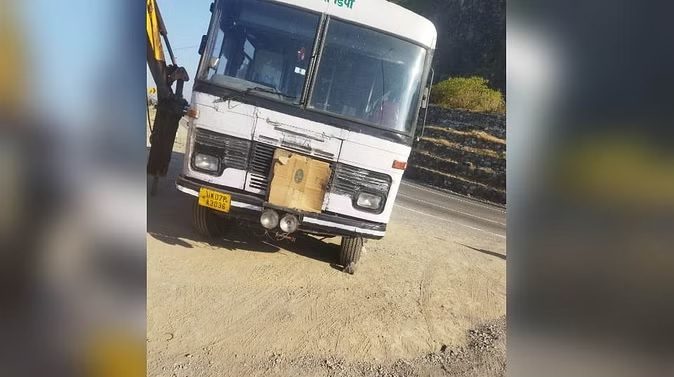 दुखद:  बस के ब्रेक फेल,चपेट में आकर महिला की मौत