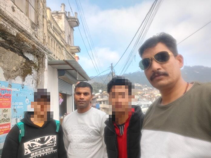 सफलता:  पिछले कई दिनों से लापता किशोरों को मसूरी से किया बरामद