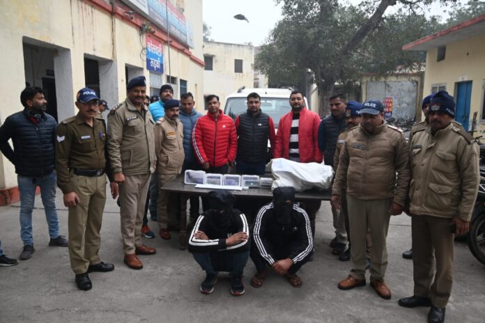 शिकंजा: एटीएम लूट में दो  बदमाश गिरफ्तार, चार अन्य की तलाश जारी