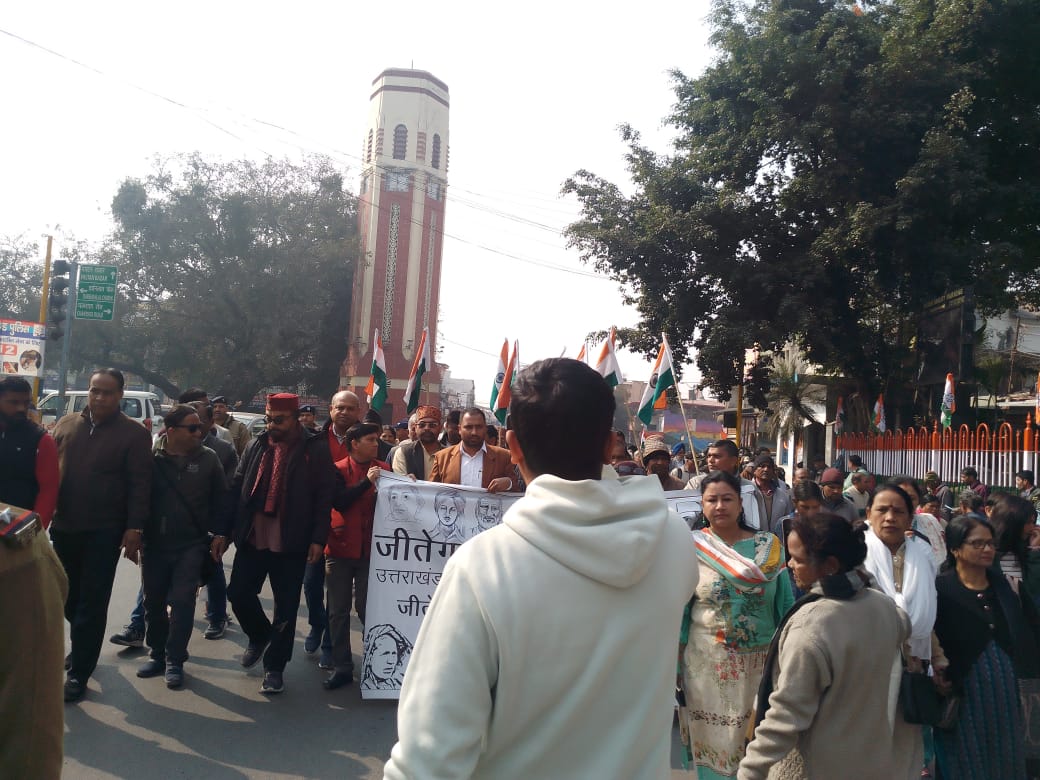 संकल्प: गांधी जी के शहादत दिवस पर किया गया सर्वधर्म प्रार्थना सभा व शहीद सम्मान यात्रा का आयोजन