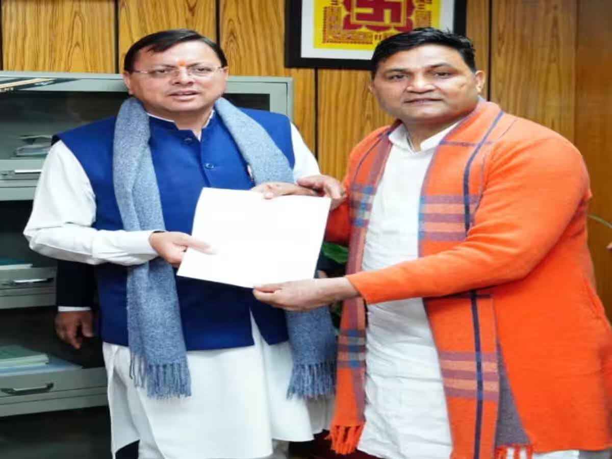 पैरवी: सीएम धामी से मिले विधायक कैड़ा, आंगनबाड़ी व आशा कार्यकत्रियों की बताईं समस्याएं