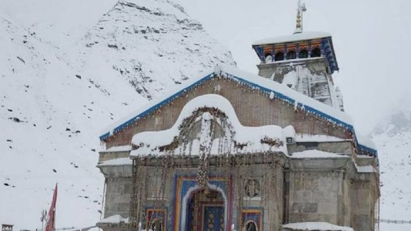 अपडेट: फिर बदला मौसम का मिज़ाज़, केदारनाथ सहित ऊंची पहाड़ियों पर बर्फबारी जारी
