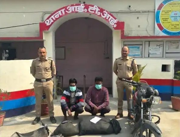 शिकंजा: भारी मात्रा में कच्ची शराब के साथ दो गिरफ्तार