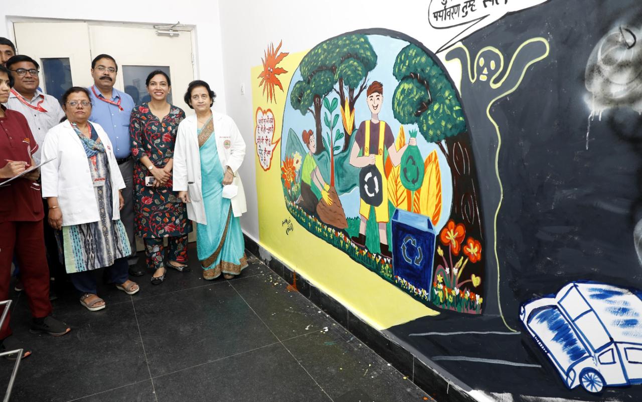 संदेश: स्वस्थ जीवन के लिए स्वच्छता के महत्व पर जोर, एम्स में मनाया जा रहा स्वच्छता पखवाड़ा