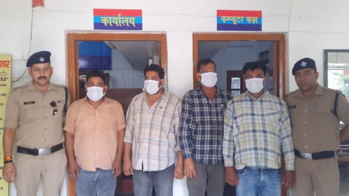 शिकंजा: अंतर्राज्यीय गिरोह का भंडाफोड़, यूपी के चार जेबकतरे गिरफ्तार