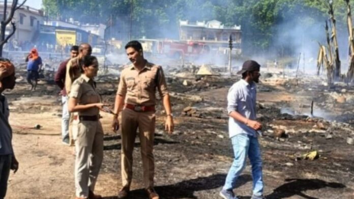 पर्दाफाश: झोपड़ियों में जानबूझ कर लगाई गई थी आग, सीसीटीवी फुटेज से हुआ खुलासा, मुकदमा दर्ज