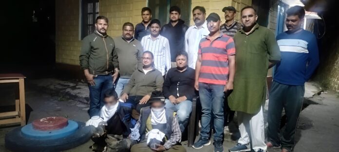 शिकंजा: भालू की दुर्लभ पित्त के साथ दो वन्य जीव तस्कर गिरफ्तार