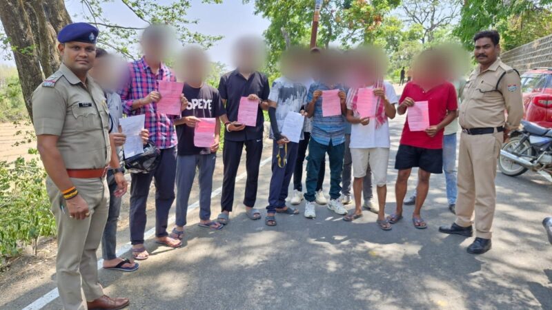 ऑपरेशन मर्यादा’: जिला पुलिस ने ताबड़तोड़ कार्यवाही कर 20 के किए चालान, मर्यादा में रहने की दी सख्त हिदायत