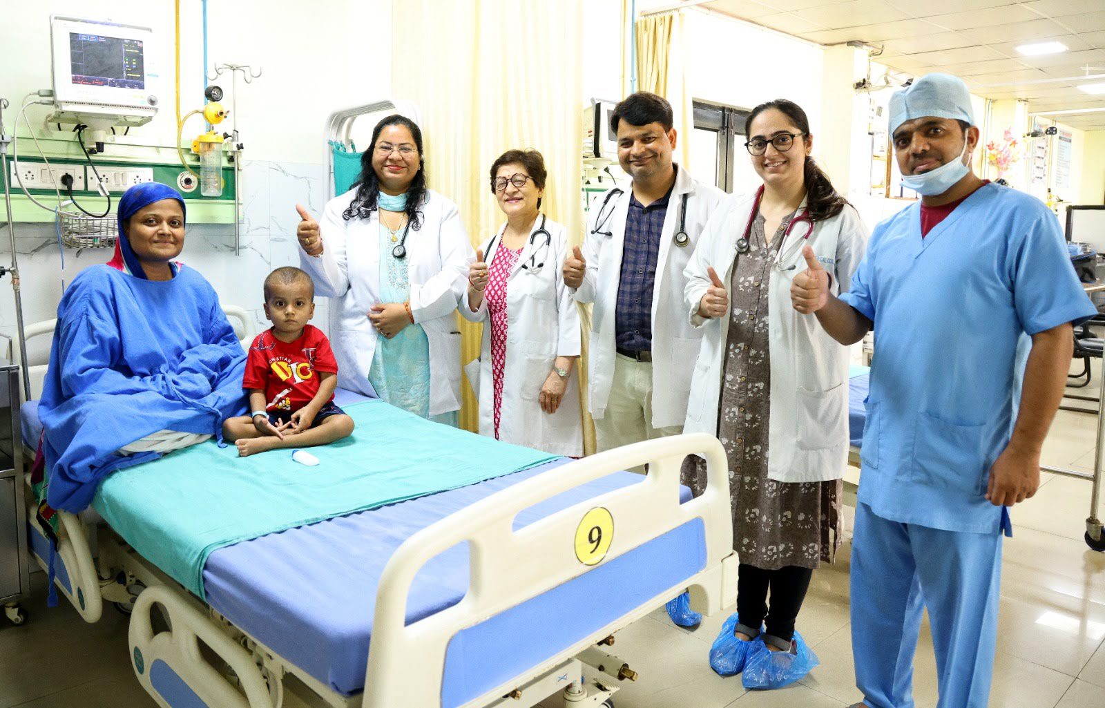 कमाल: टीएमयू के डॉक्टरों के हुनर से फिर दौड़ने लगेगा तीन साल का आमिर