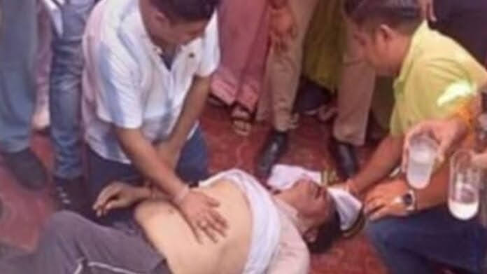 बड़ी ख़बर: धरने को संबोधित करते हुए बेहोश हो गए कांग्रेस विधायक, अस्पताल में कराया गया भर्ती