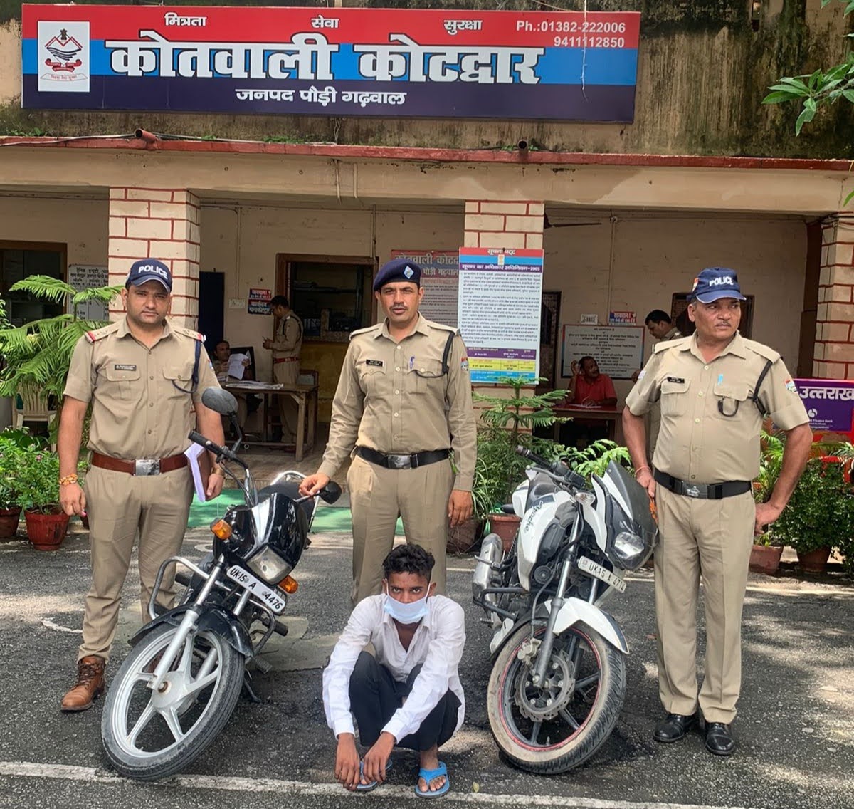 शिकंजा: पुलिस ने धर दबोचा मोटरसाइकिल चुराने वाला शातिर चोर