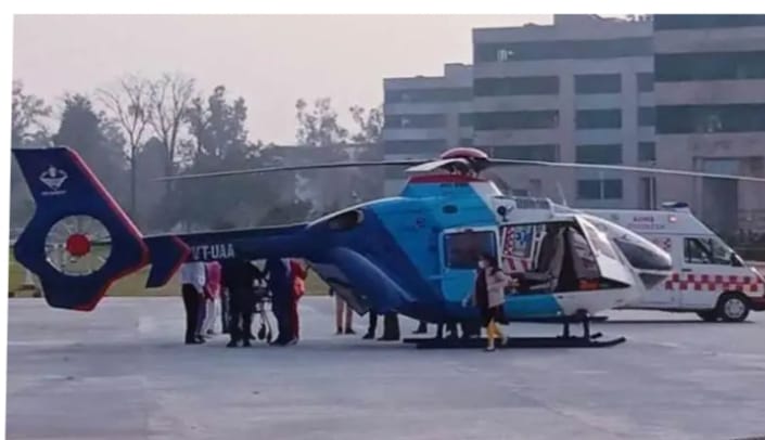 एम्स: मिसाल बनने जा रही है संस्थान की हेली एंबुलेंस सेवा, पीजीआई चंडीगढ़ भी हुआ प्रभावित