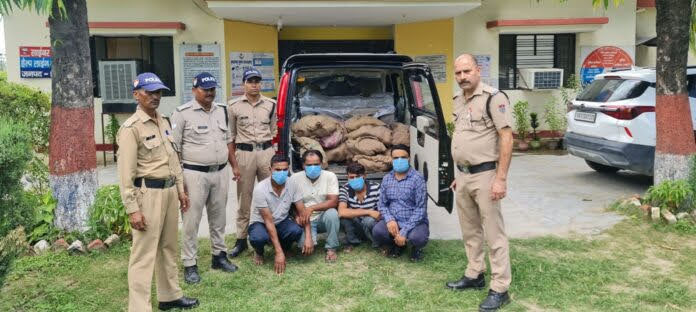 कामयाबी: पुलिस ने बीएचईएल से चुराए गए एक करोड़ के सामान सहित चार शातिर दबोचे