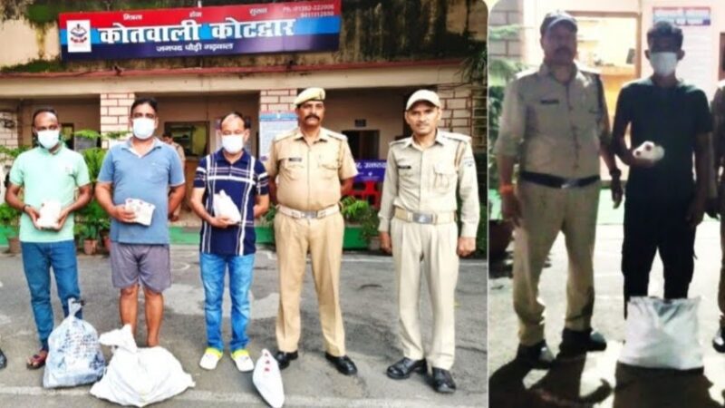 कामयाबी: नशा तस्करों के खिलाफ़ पुलिस की बड़ी कार्रवाई, शराब के साथ तीन दबोचे