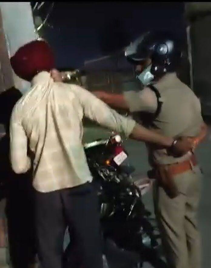 कार्यवाही: सिख युवक से मारपीट करने वाला दारोगा लाइन हाजिर