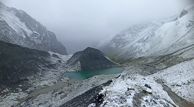 मौसम: धारचूला में सीजन का पहला हिमपात