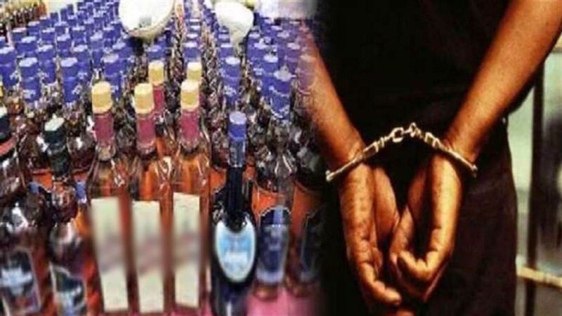 कामयाबी: पुलिस ने पकड़ी 35 पेटी देसी शराब, एक गिरफ्तार