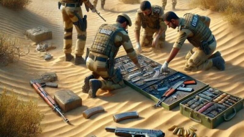 षड़यंत्र: गणतंत्र दिवस से पहले पाकिस्तान की साजिश नाकाम, BSF ने पकड़ा हथियारों का जखीरा