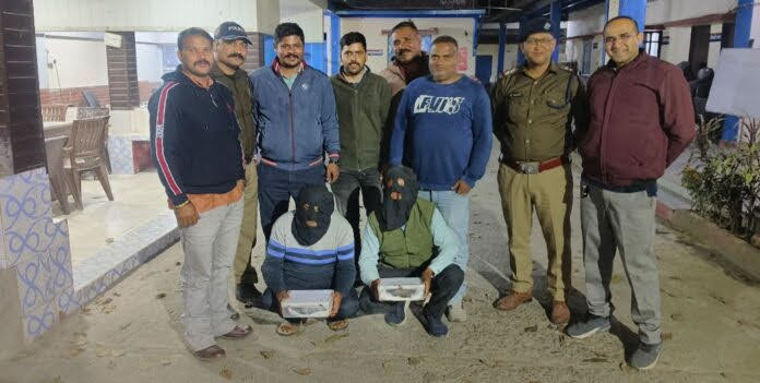 कामयाबी: पुलिस और STF की टीम ने 25 लाख की अफीम के साथ दबोचे दो नशा तस्कर