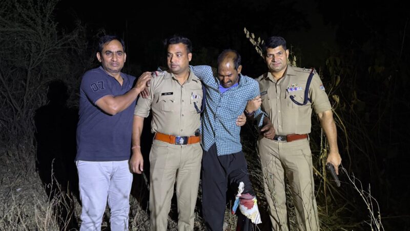 शिकंजा: पैरोल मिलने के बाद से फरार चल रहा था कैदी, पुलिस मुठभेड़ में घायल होकर आ गया पकड़ में